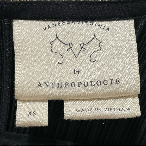 Vanessa Virginia by Anthropologie Pont Neuf Gold Metallic Jumpsuit Women's XS - Picture 10 of 16